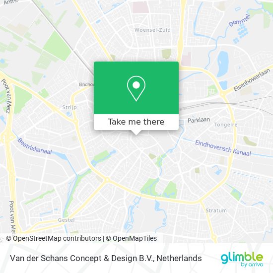 Van der Schans Concept & Design B.V. map