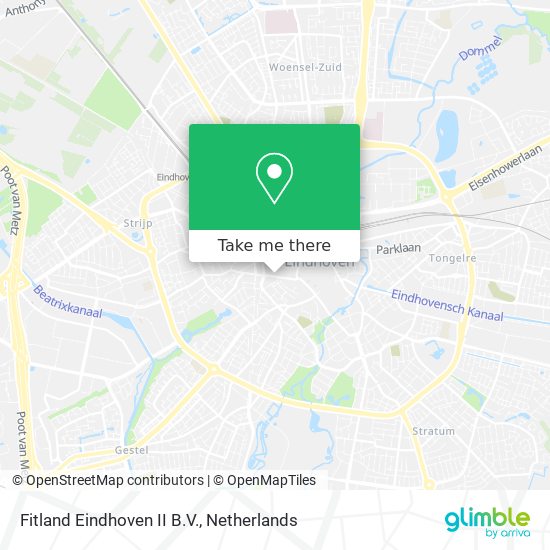 Fitland Eindhoven II B.V. map