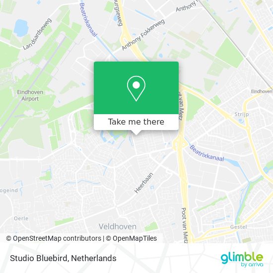 Studio Bluebird map