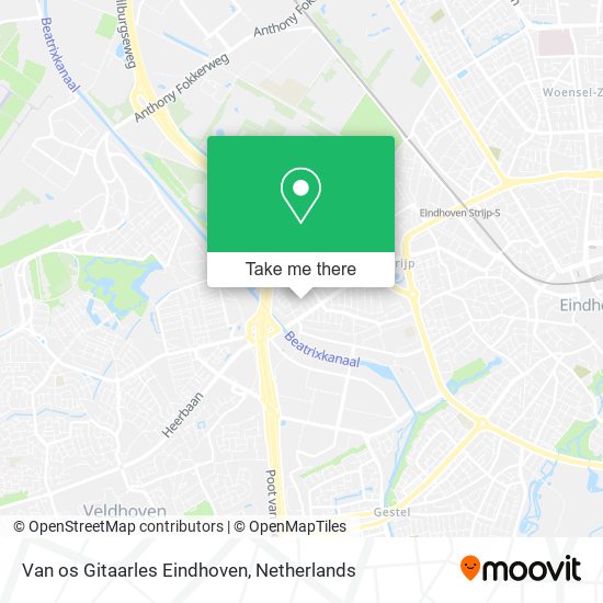 Van os Gitaarles Eindhoven map