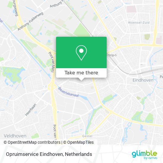 Opruimservice Eindhoven map