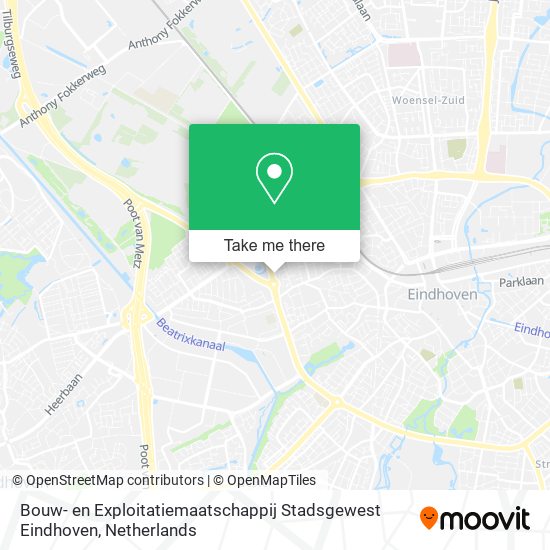 Bouw- en Exploitatiemaatschappij Stadsgewest Eindhoven map