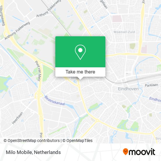 Milo Mobile map