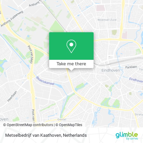 Metselbedrijf van Kaathoven Karte