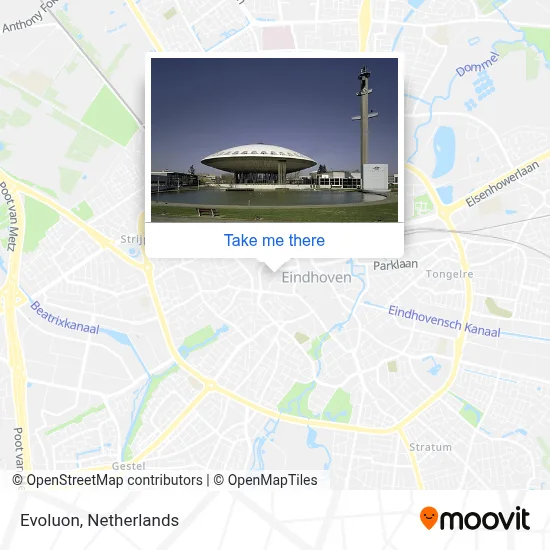 Evoluon map