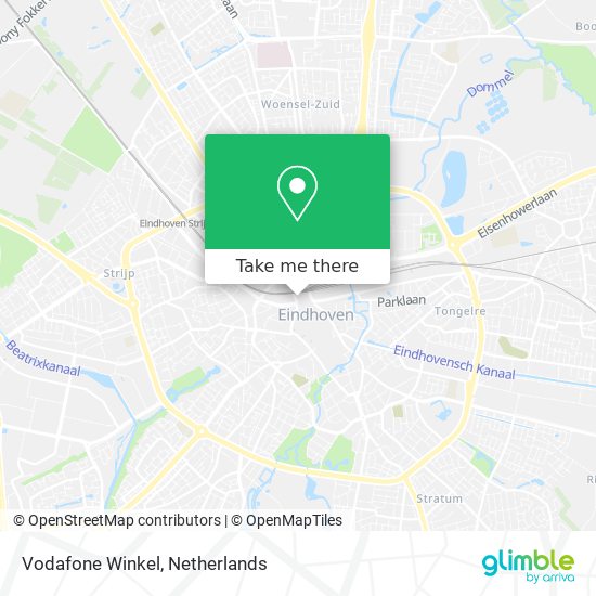 Vodafone Winkel map