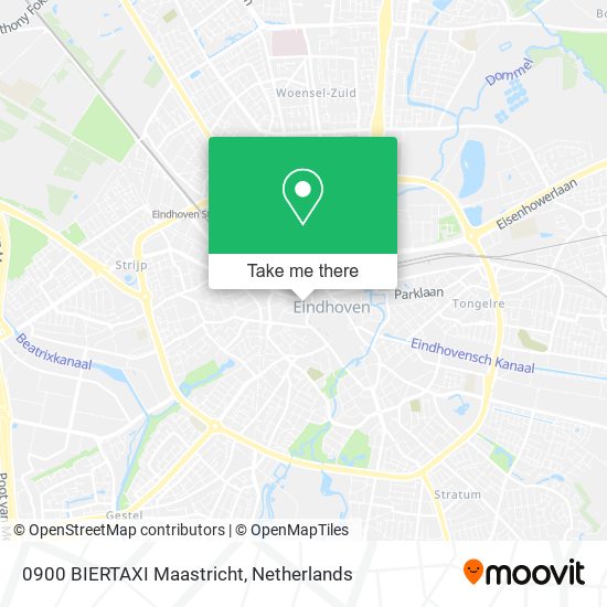 0900 BIERTAXI Maastricht map
