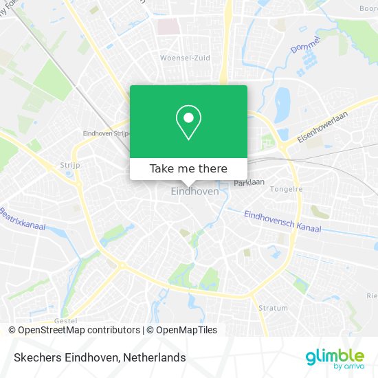 Skechers Eindhoven map