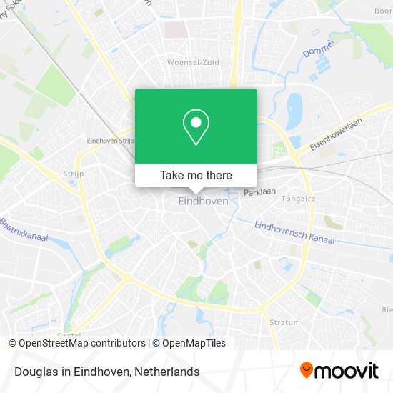 Douglas in Eindhoven Karte