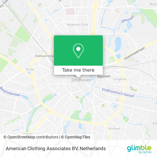 American Clothing Associates BV map