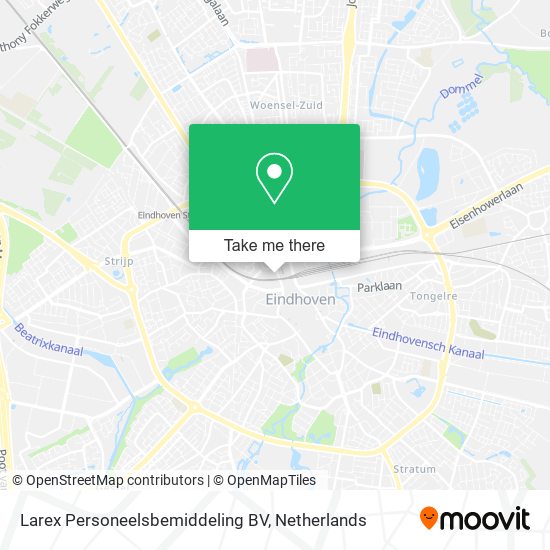 Larex Personeelsbemiddeling BV map