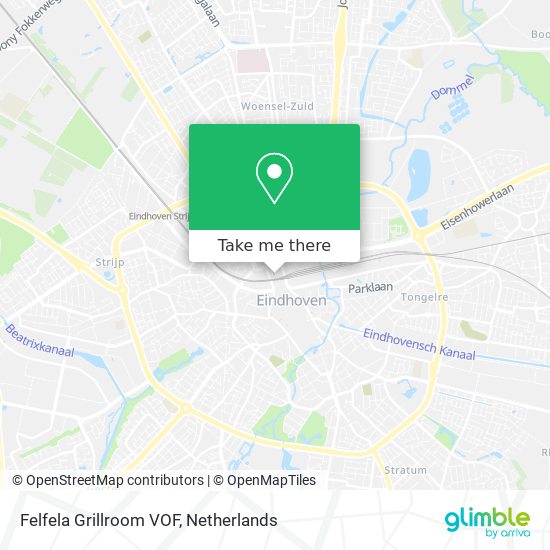 Felfela Grillroom VOF map