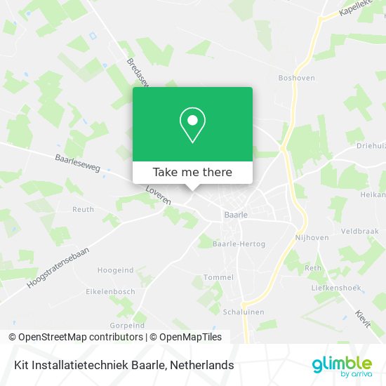 Kit Installatietechniek Baarle map