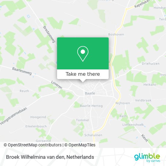 Broek Wilhelmina van den map