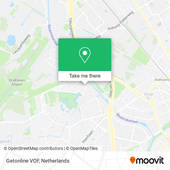 Getonline VOF map