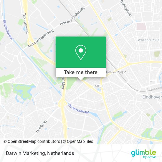 Darwin Marketing map