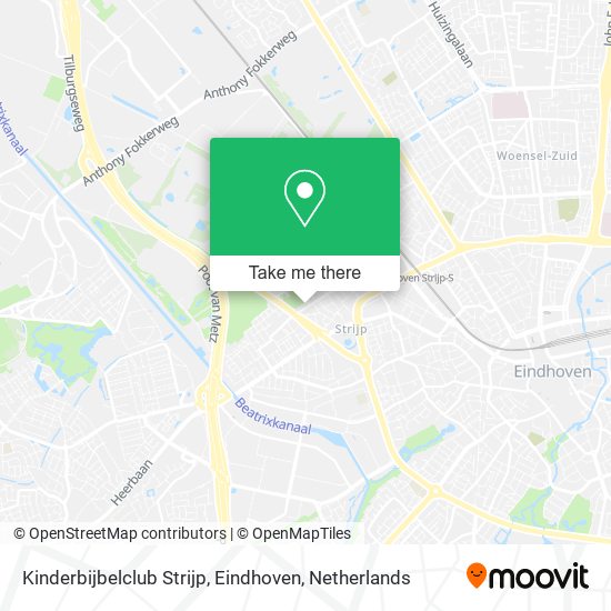 Kinderbijbelclub Strijp, Eindhoven map