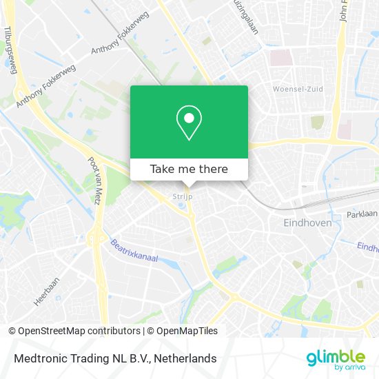 Medtronic Trading NL B.V. map