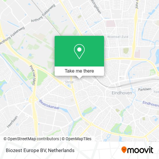 Biozest Europe BV map