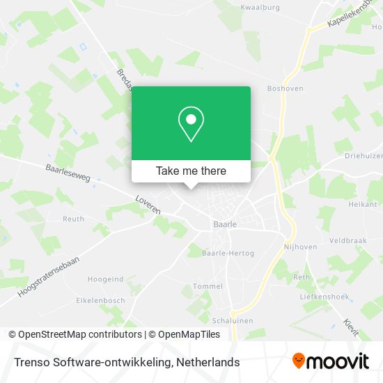 Trenso Software-ontwikkeling map