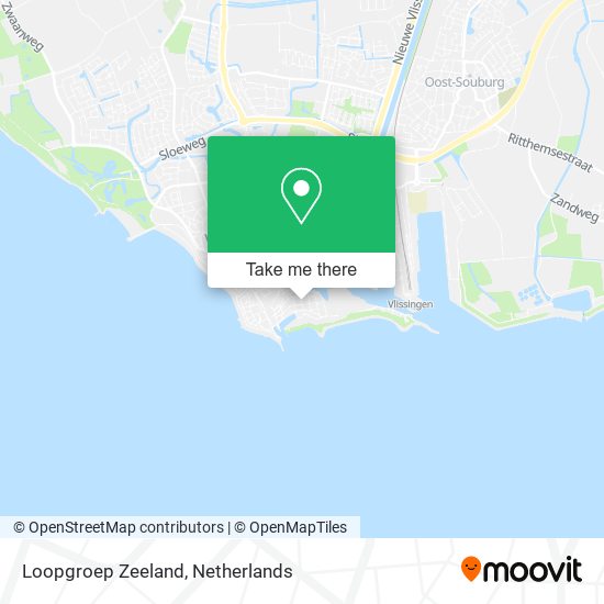 Loopgroep Zeeland map