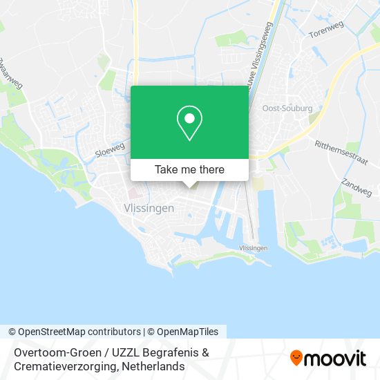 Overtoom-Groen / UZZL Begrafenis & Crematieverzorging Karte