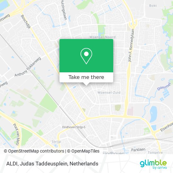 ALDI, Judas Taddeusplein map