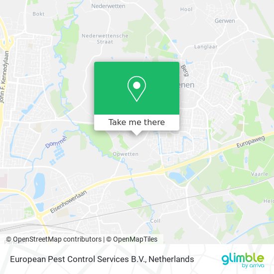 European Pest Control Services B.V. map