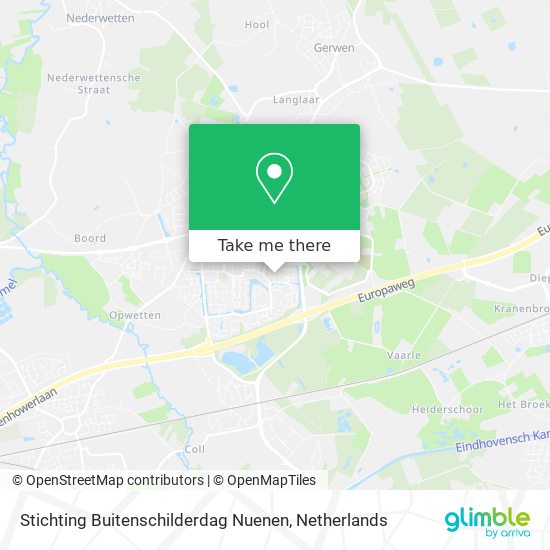 Stichting Buitenschilderdag Nuenen Karte