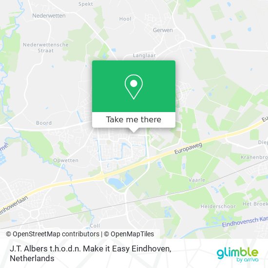 J.T. Albers t.h.o.d.n. Make it Easy Eindhoven map