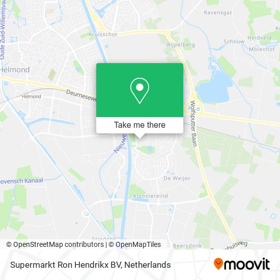 Supermarkt Ron Hendrikx BV map