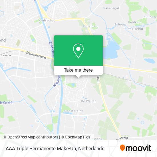 AAA Triple Permanente Make-Up map