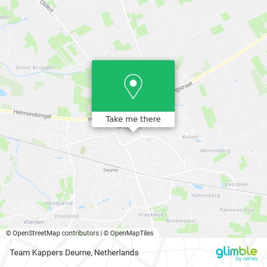 Team Kappers Deurne map