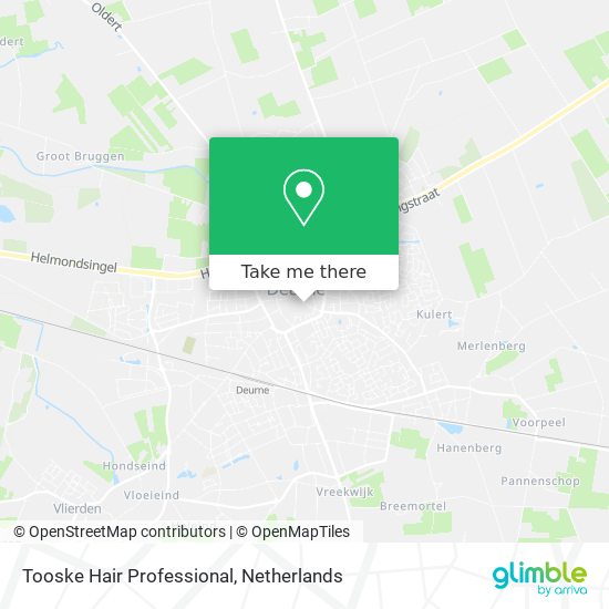 Tooske Hair Professional map