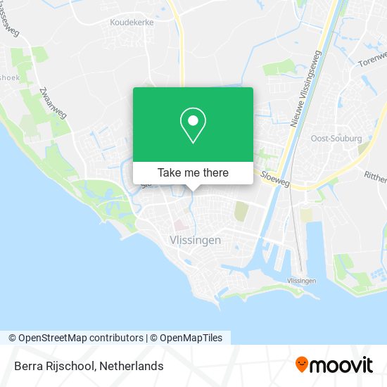 Berra Rijschool map