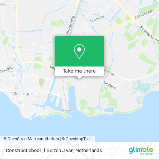 Constructiebedrijf Belzen J van map