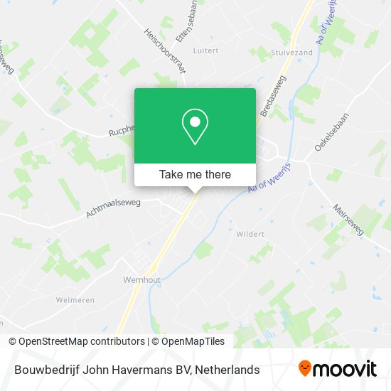 Bouwbedrijf John Havermans BV map