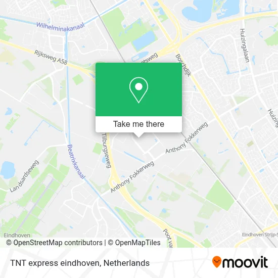 TNT express eindhoven map