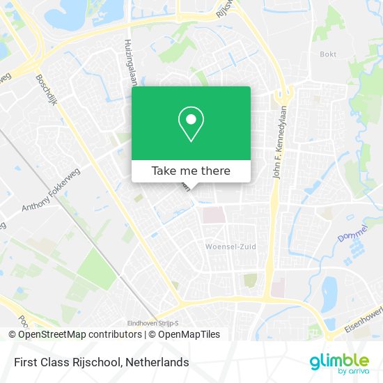 First Class Rijschool map