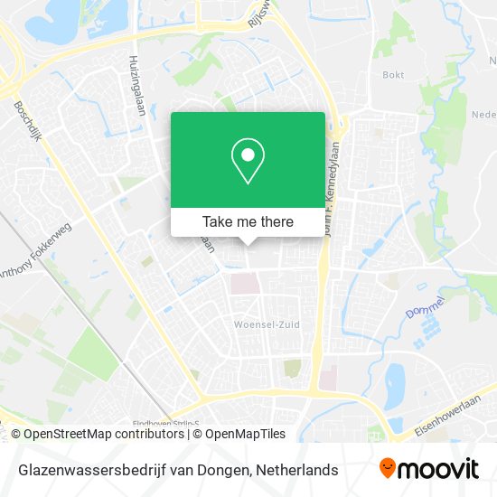 Glazenwassersbedrijf van Dongen map