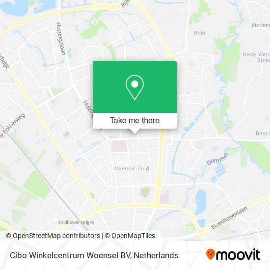 Cibo Winkelcentrum Woensel BV map