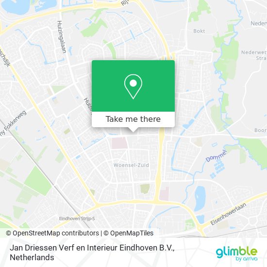 Jan Driessen Verf en Interieur Eindhoven B.V. Karte