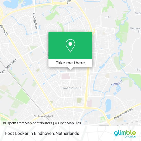 Foot Locker in Eindhoven map