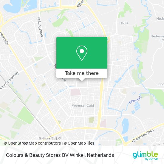 Colours & Beauty Stores BV Winkel map