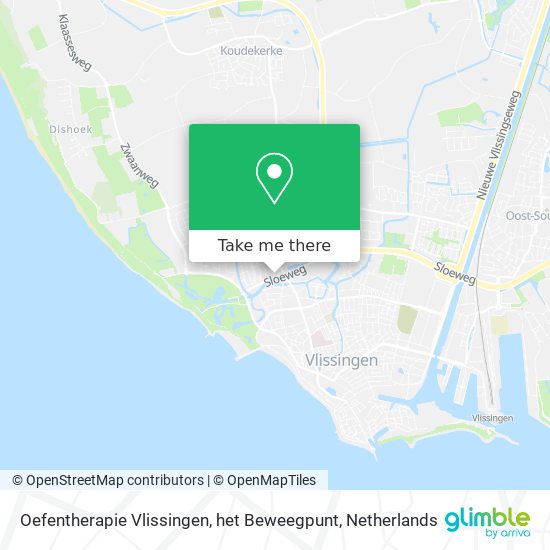 Oefentherapie Vlissingen, het Beweegpunt Karte