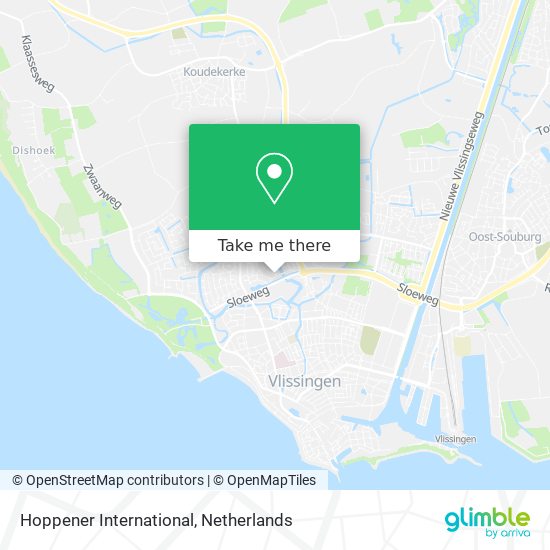 Hoppener International map