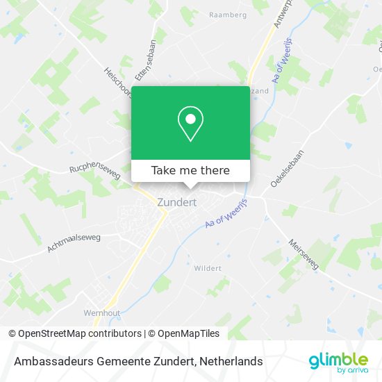 Ambassadeurs Gemeente Zundert map