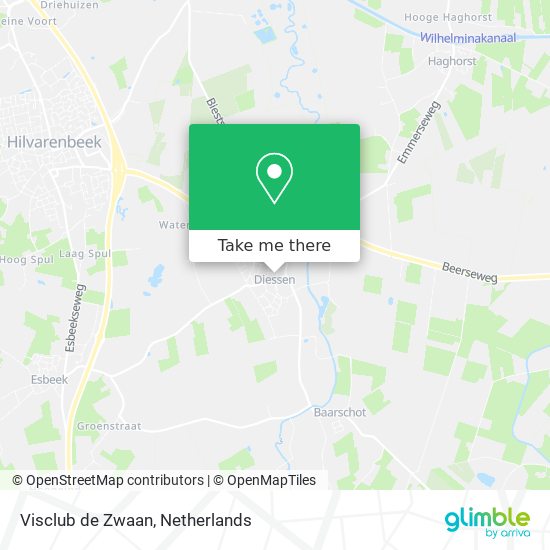 Visclub de Zwaan map