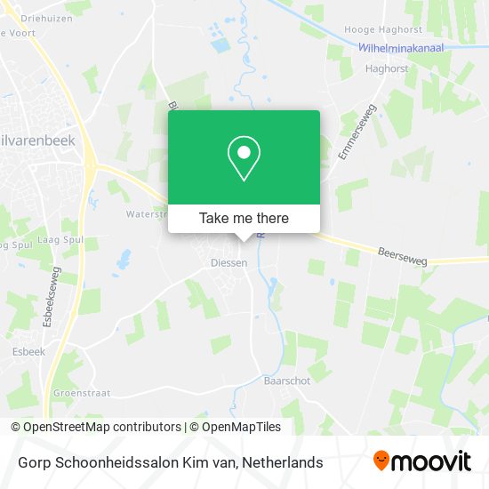 Gorp Schoonheidssalon Kim van map