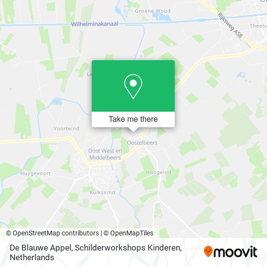 De Blauwe Appel, Schilderworkshops Kinderen map